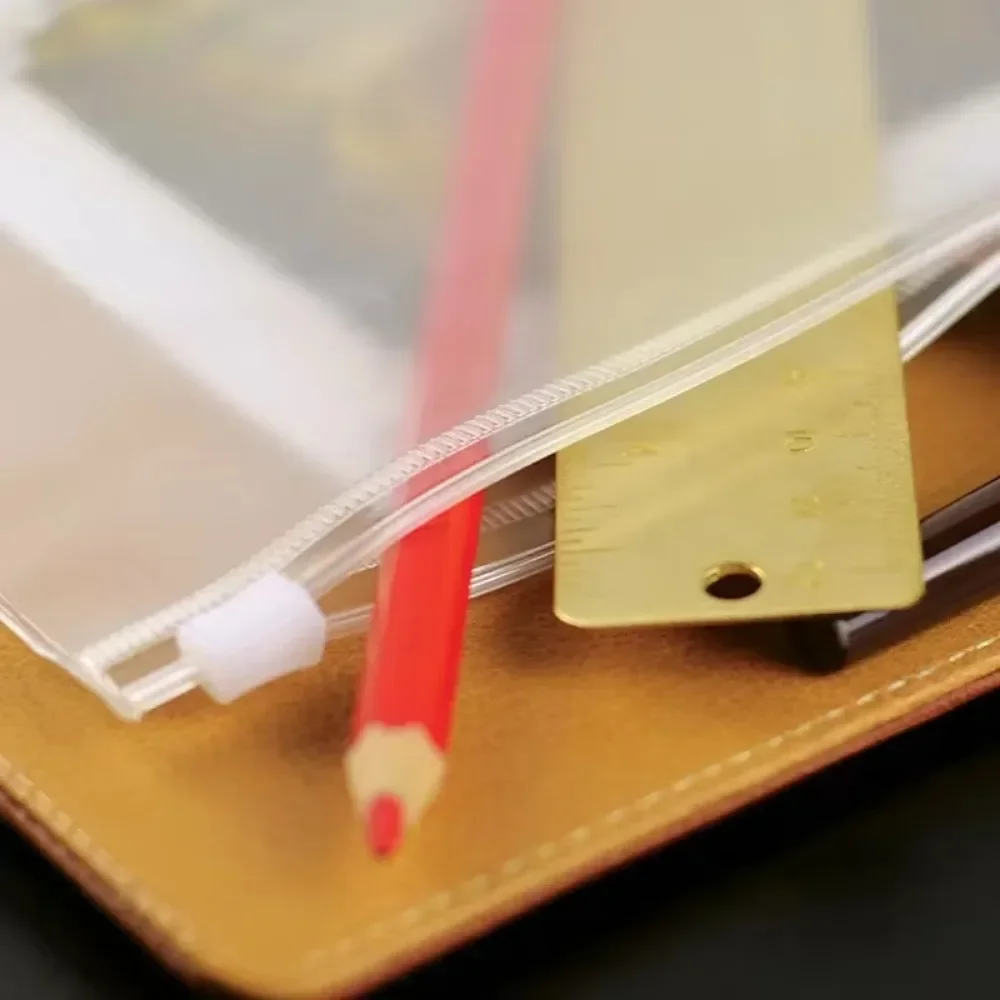 10Pcs  A5 A6 A7 Binder Pocket  - Portfolio Folder Zip avaliação e preço