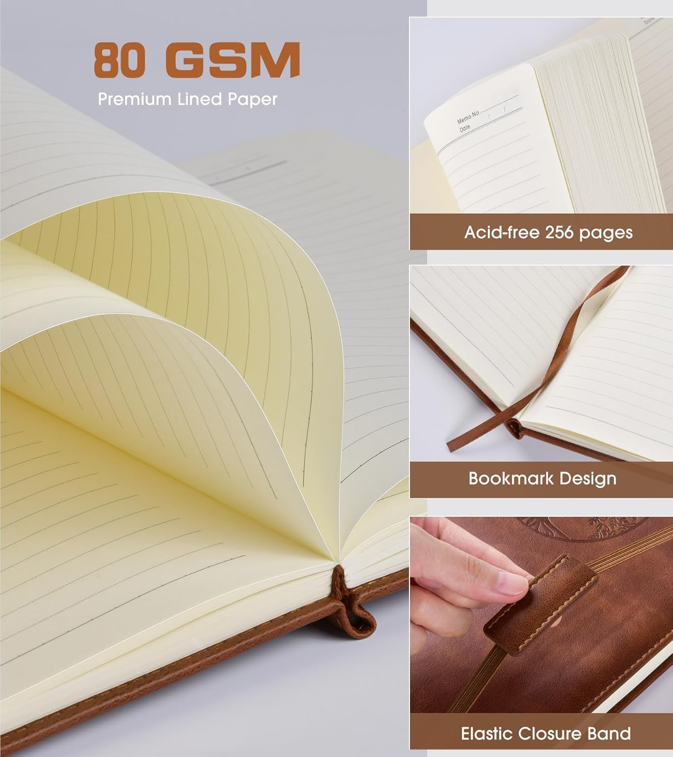 A5 Hardcover Vintage Leather J - Journal Leather Hardcover avaliação e preço