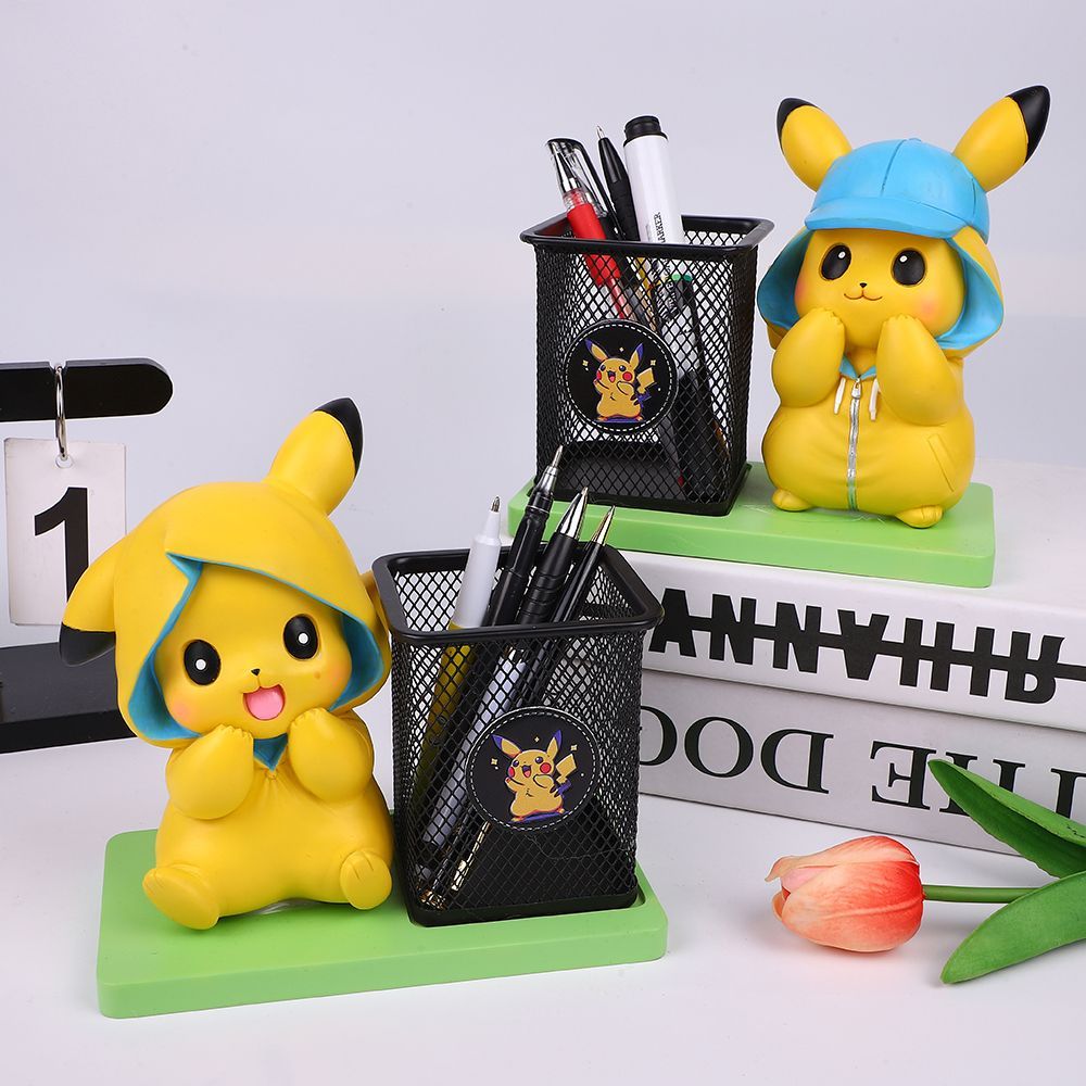 Cute Cartoon Pikachu Pen Holde - Ideal Stationery & Office Supply avaliação e preço