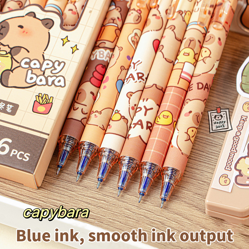 6Pcs Lovely Black and Blue Gel - Fountain Pen Ink avaliação e preço