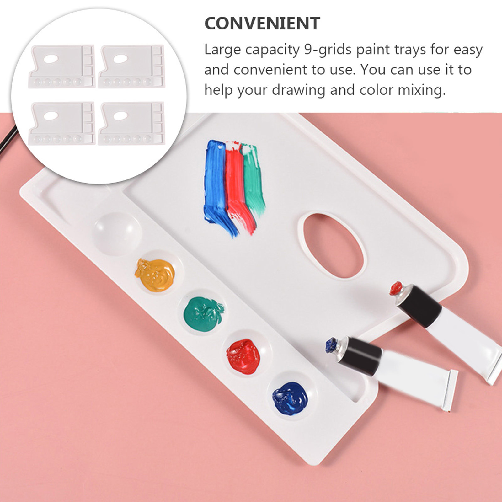 4Pcs Large Capacity Plastic Pa - Ideal Stationery & Office Supply avaliação e preço