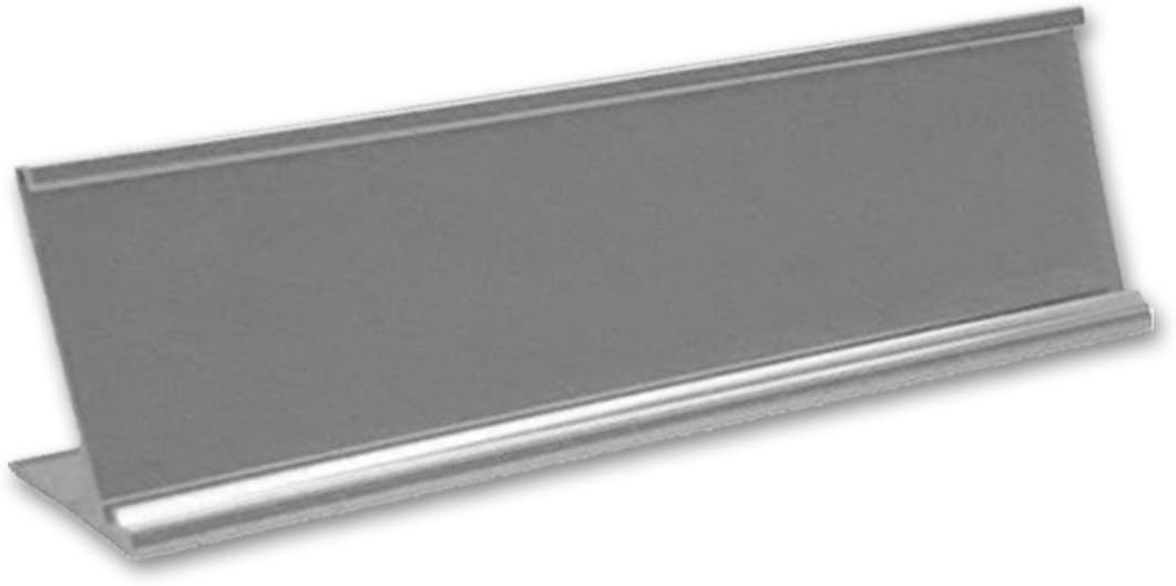 Satin Aluminum Desk Name Plate - Desk Name Plate avaliação e preço
