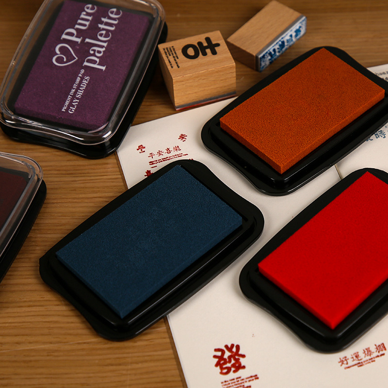 12 Colors Vintage Solid Color  - Self Inking Stamp avaliação e preço