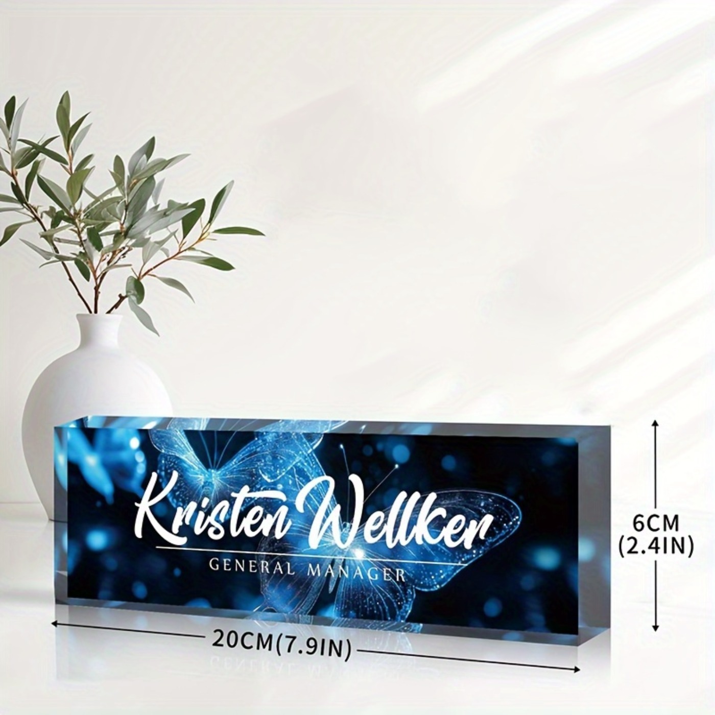 [2D Flat] Humorous Classic Cus - Desk Name Plate avaliação e preço
