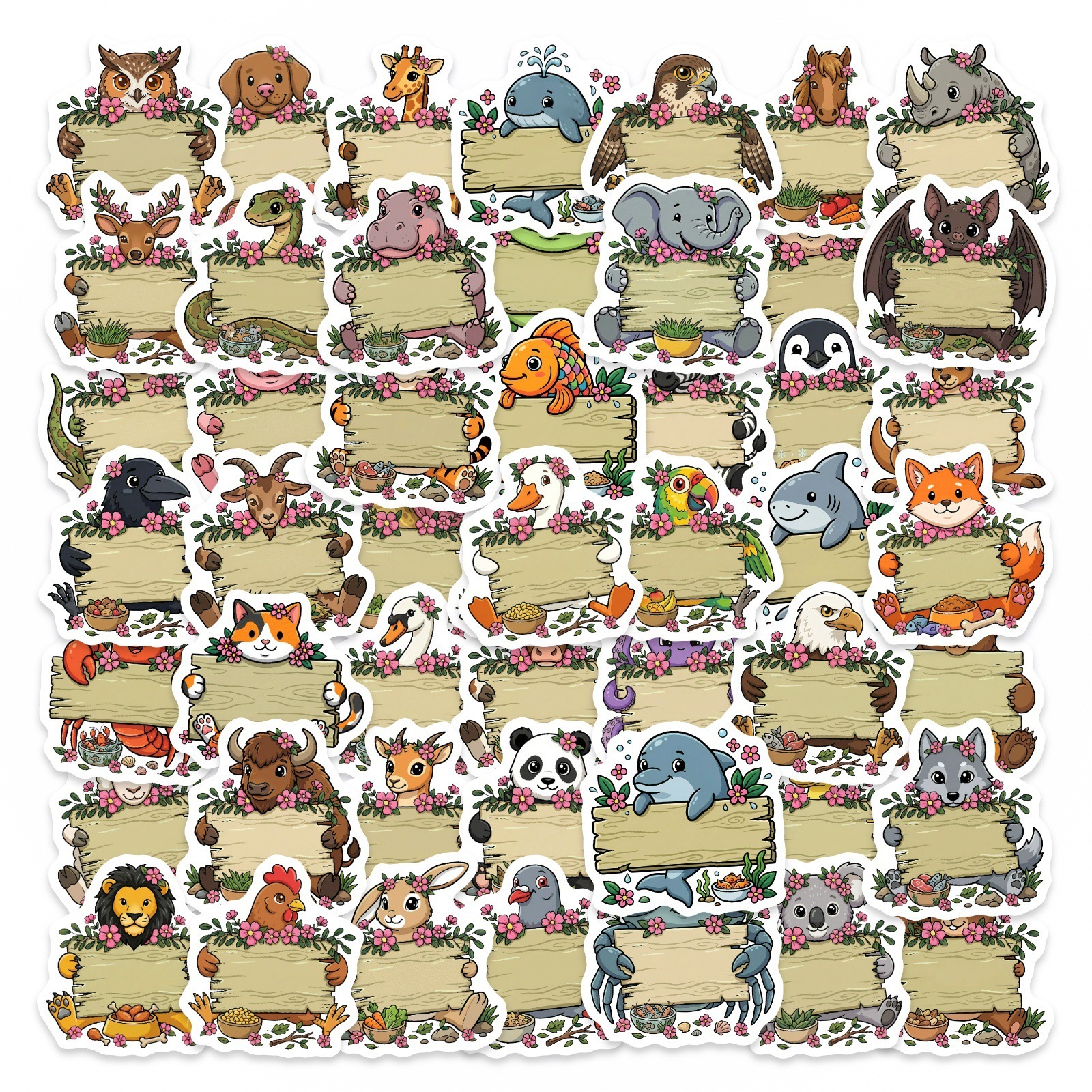 50/100Pcs HD Watercolor Forest - Paper Deal Stationery & Office Supply Kota Bharu avaliação e preço