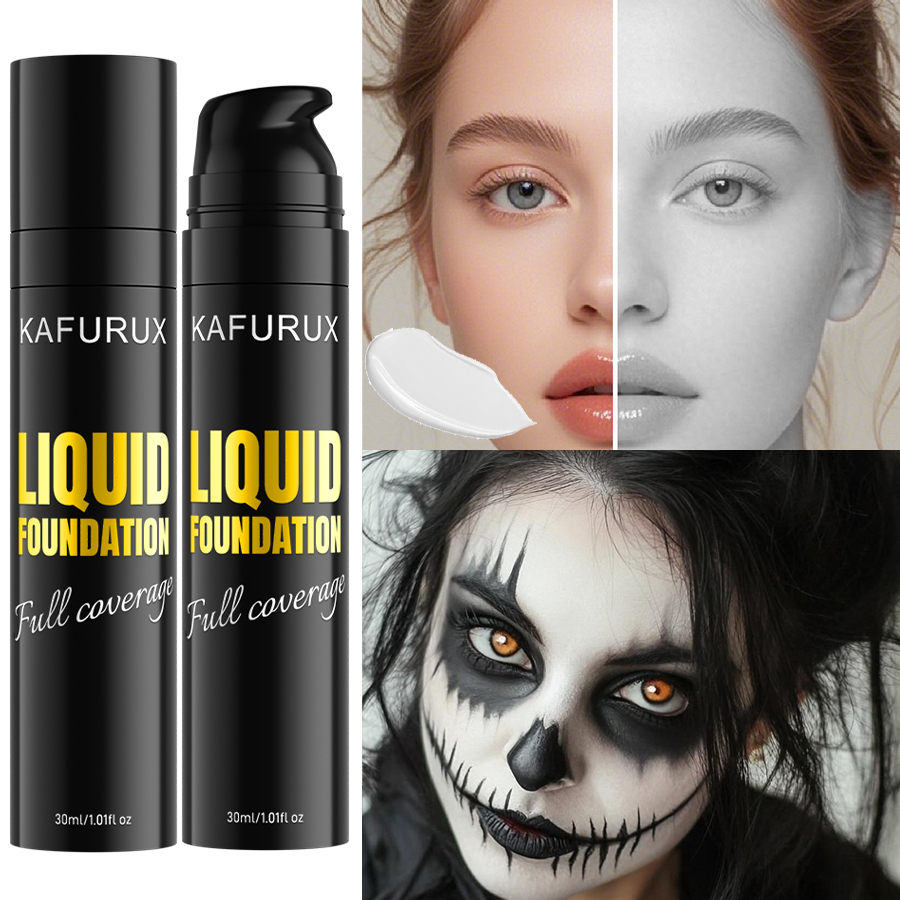 1PC Pure White Liquid Foundati - Correction Fluid White avaliação e preço