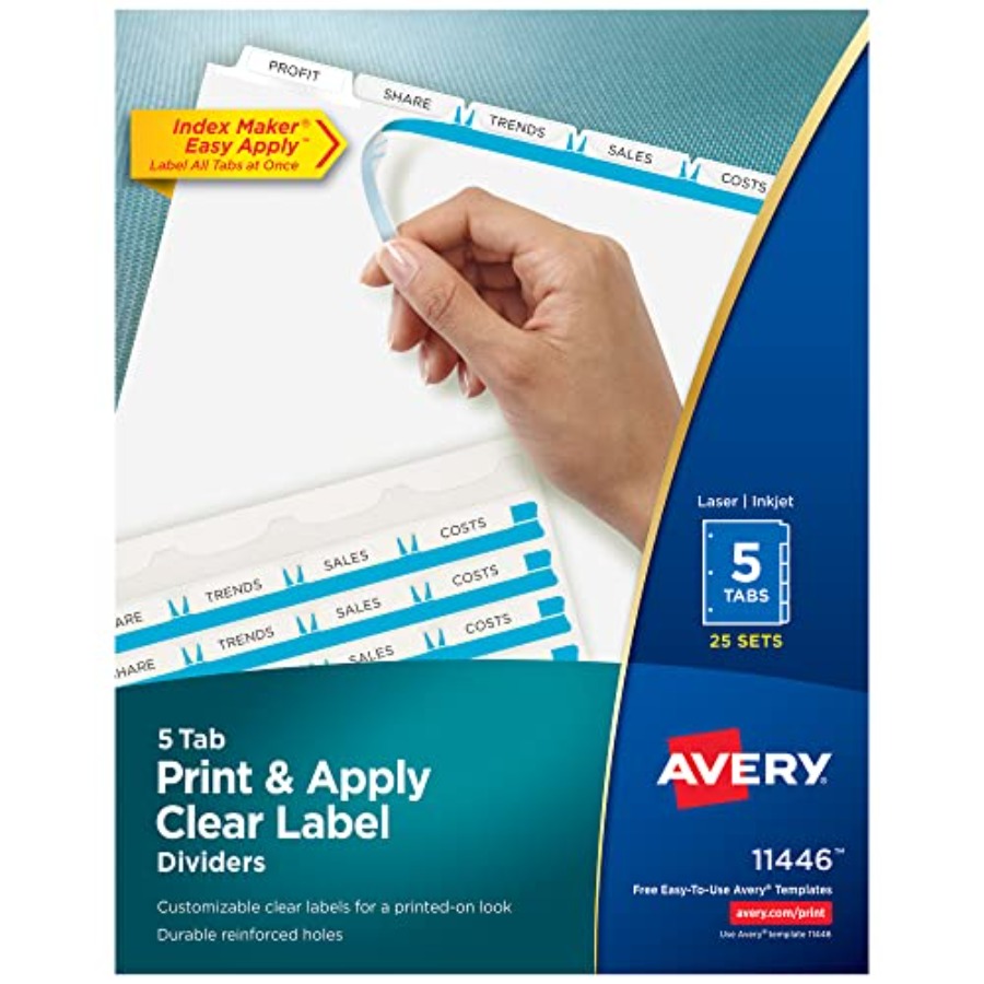 Dividers for 3 Ring Binder Eas - Index Tab Divider avaliação e preço