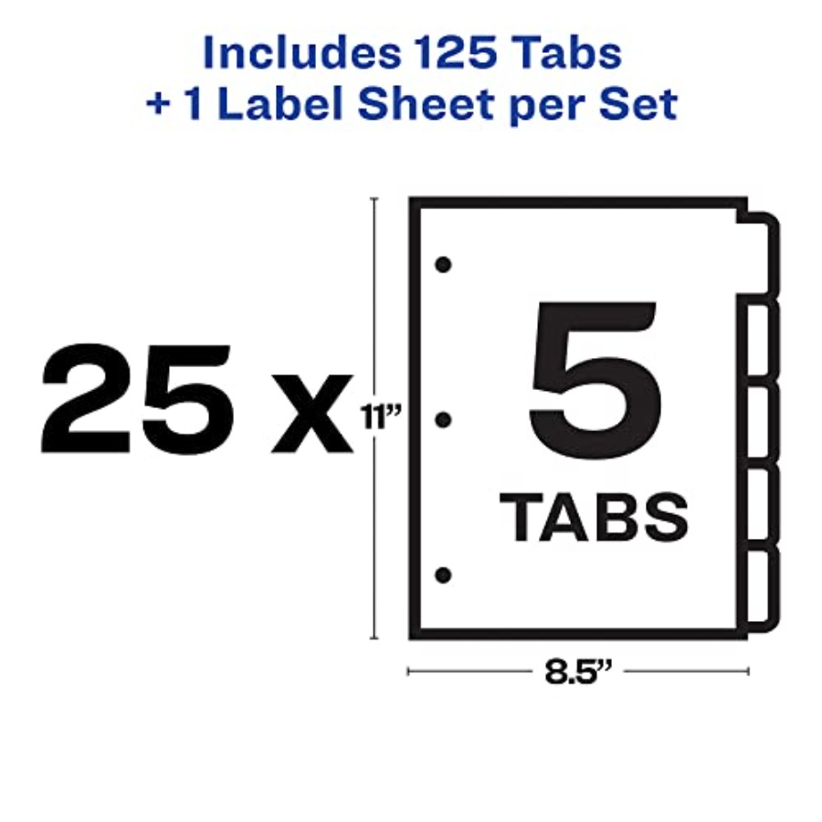 Dividers for 3 Ring Binder Eas - Index Tab Divider avaliação e preço