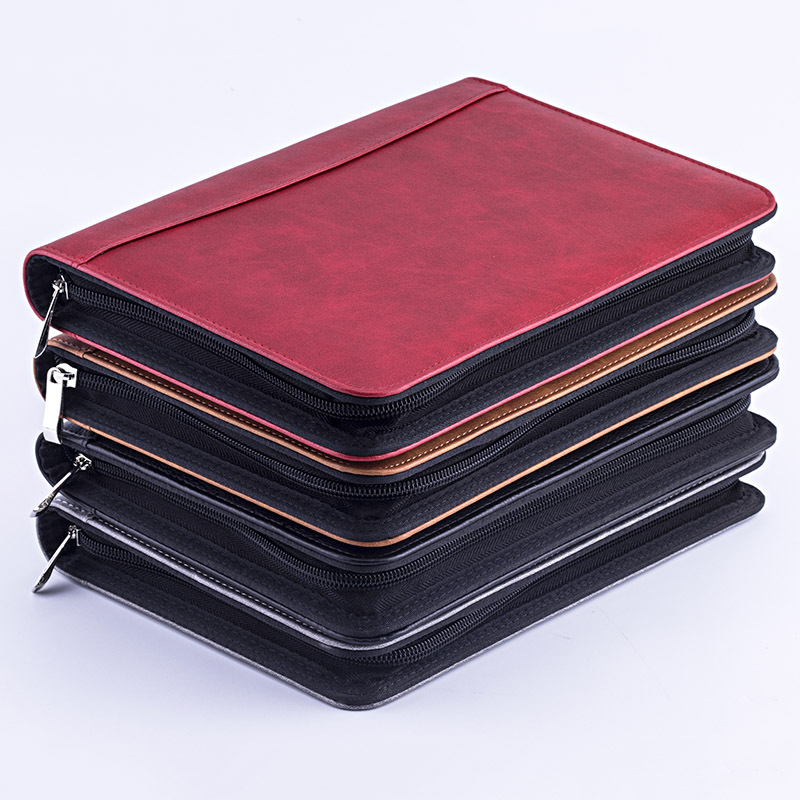 A5 Padfolio File Folder Docume - Portfolio Folder Zip avaliação e preço