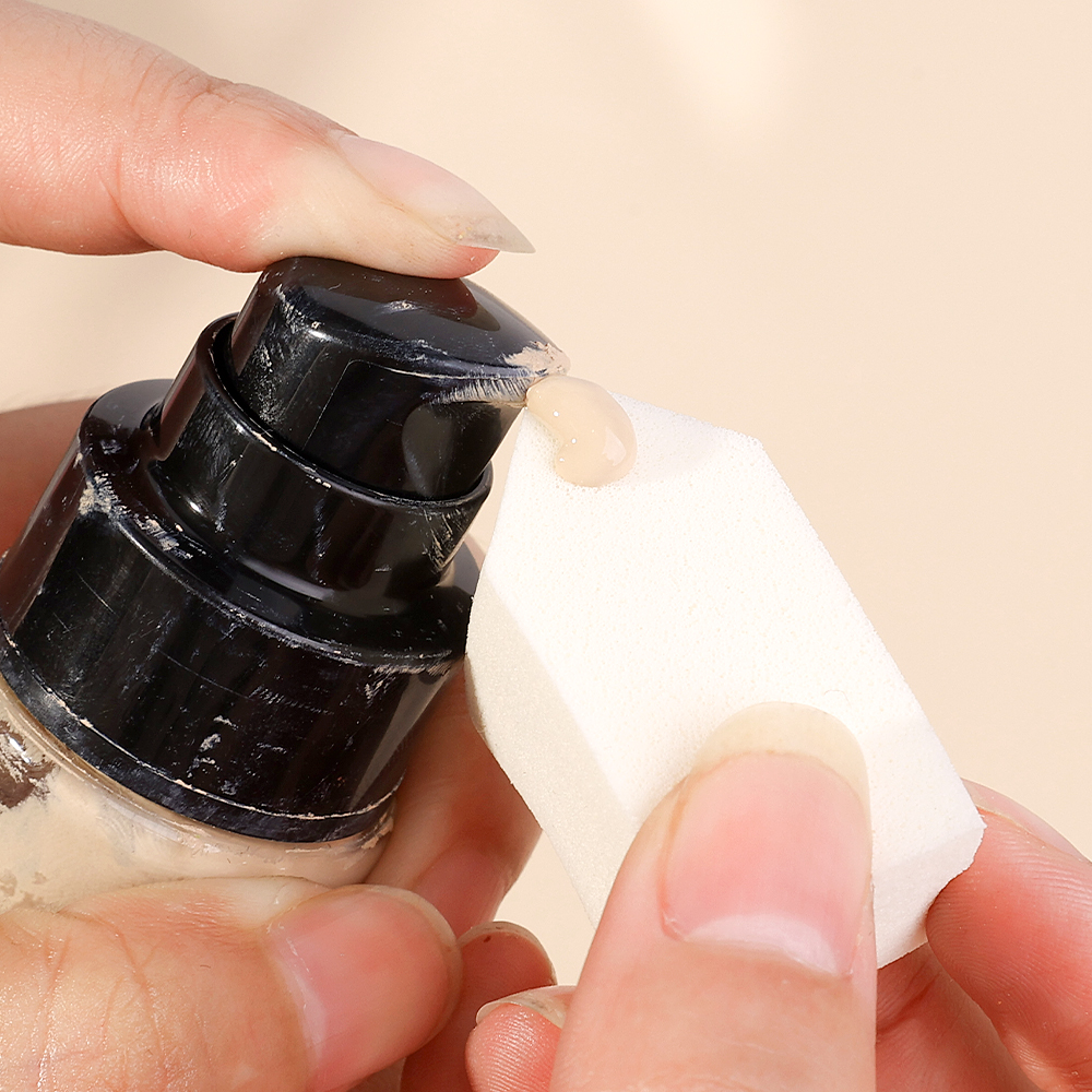 Soft White Latex Cosmetic Puff - Correction Fluid White avaliação e preço