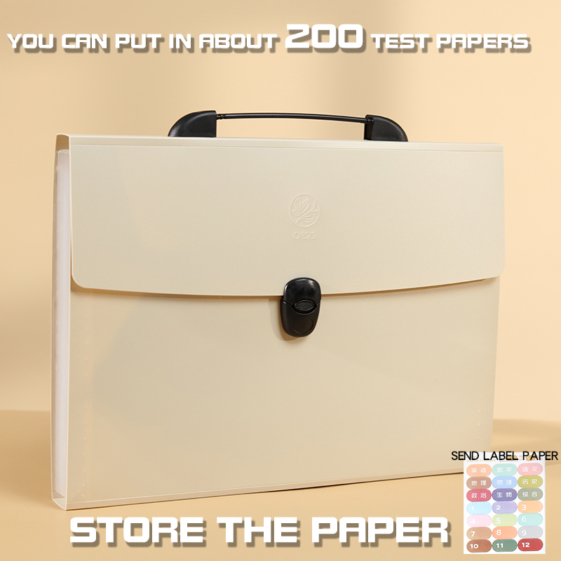 A4 File Folder 13 Layers Fashi - Portfolio Folder Zip avaliação e preço