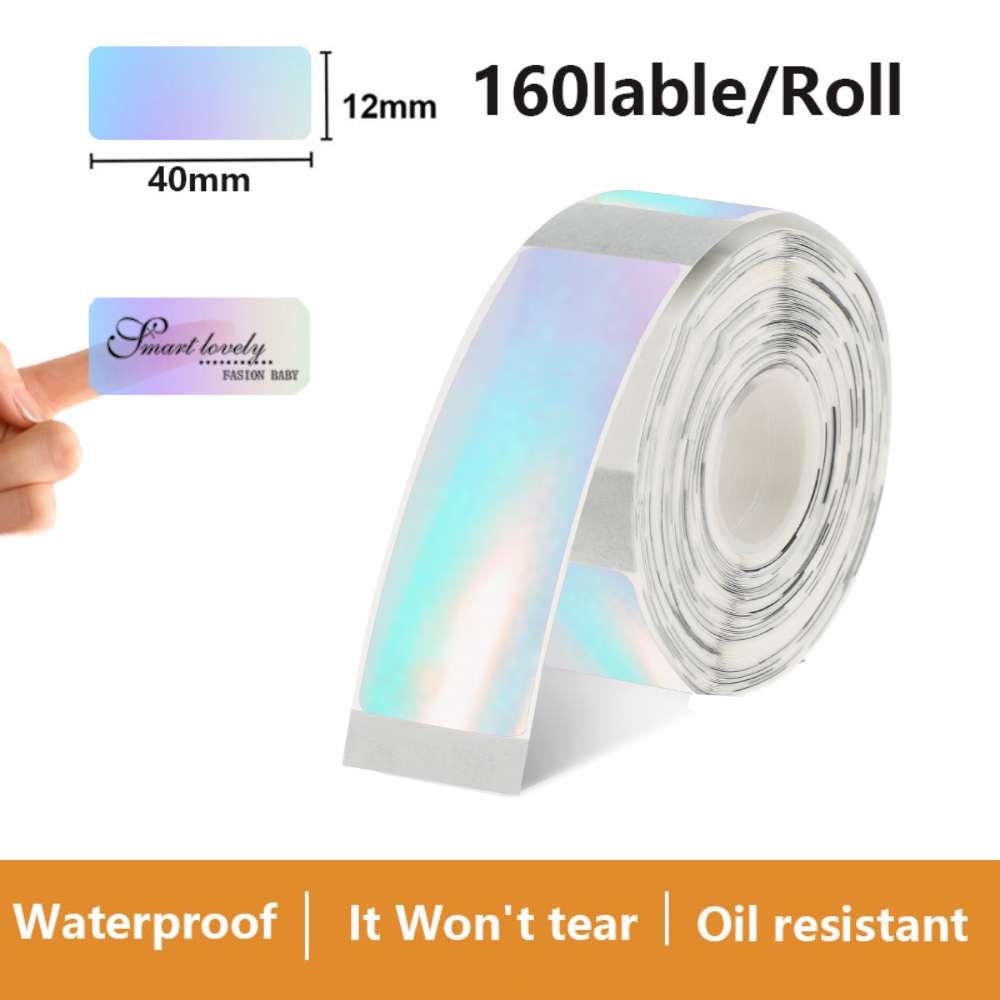Transparent Label Sticker 12*4 - Label Printer Tape avaliação e preço
