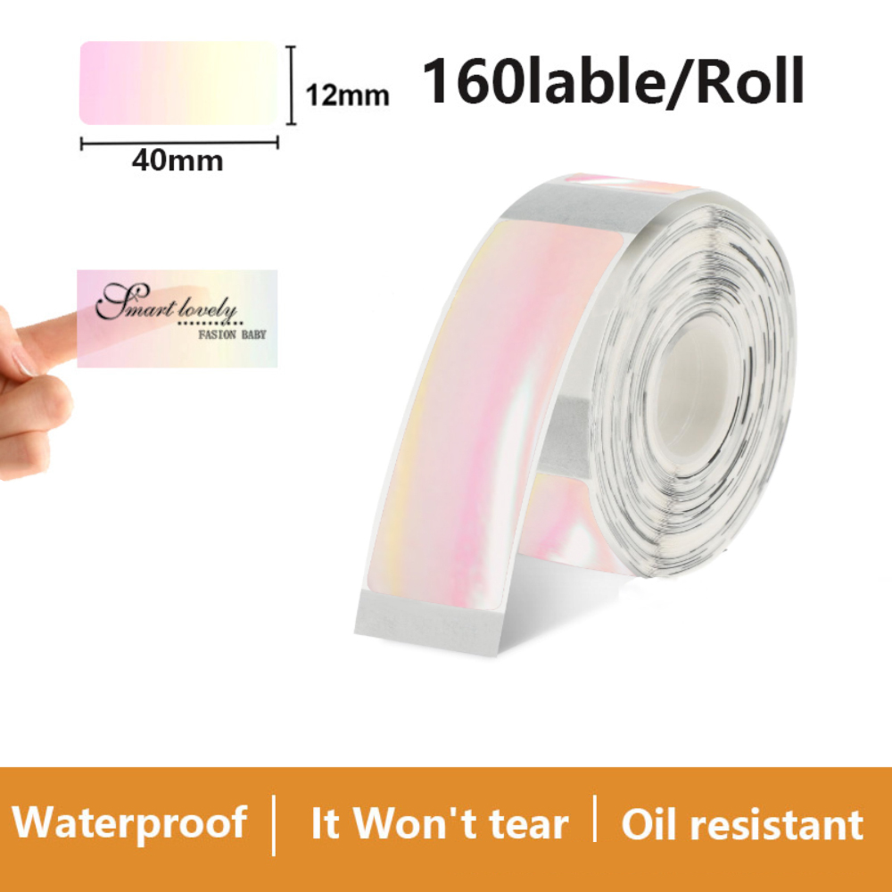 Transparent Label Sticker 12*4 - Label Printer Tape avaliação e preço