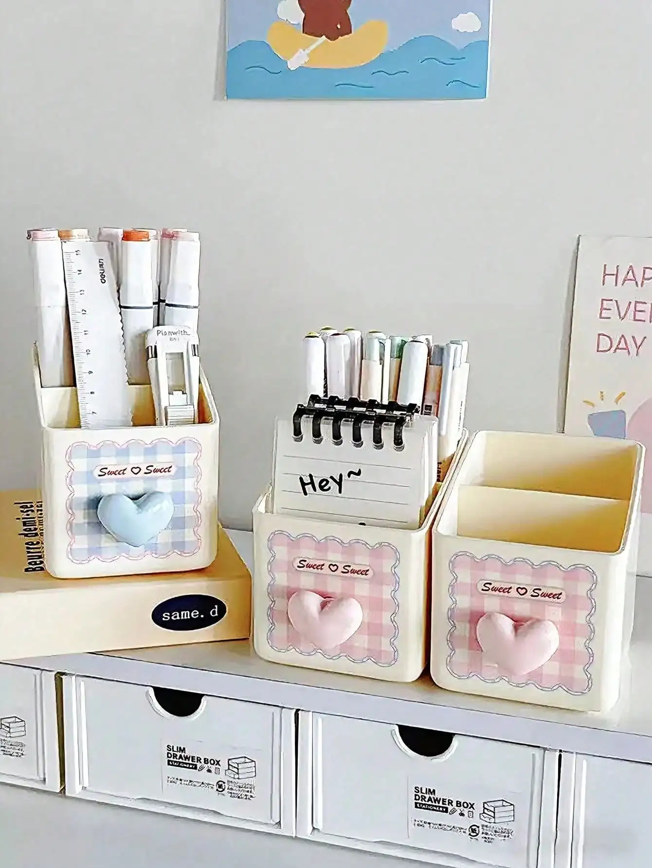 1pc Desktop Stationery Storage - Stationery Office Supply Store avaliação e preço