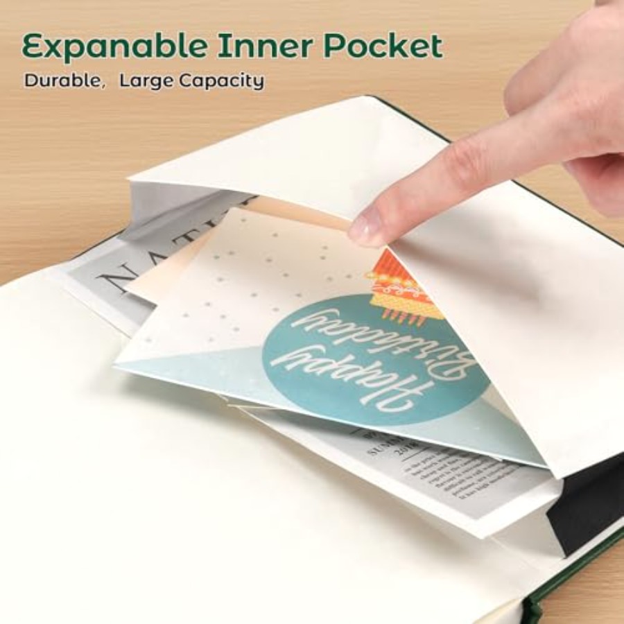 Paper Notebook, 5 Pack Hardcov - Journal Leather Hardcover avaliação e preço