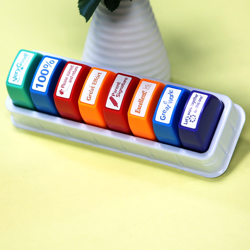 8 Teacher stamps Classroom Tea - Self Inking Stamp avaliação e preço