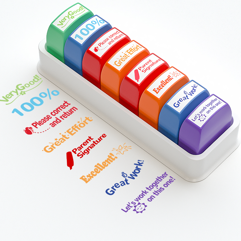 8 Teacher stamps Classroom Tea - Self Inking Stamp avaliação e preço