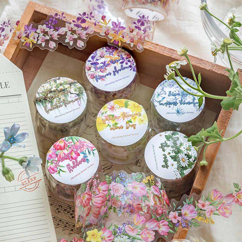 Floral Aesthetic Washi Tape Se - Ideal Stationery & Office Supply avaliação e preço