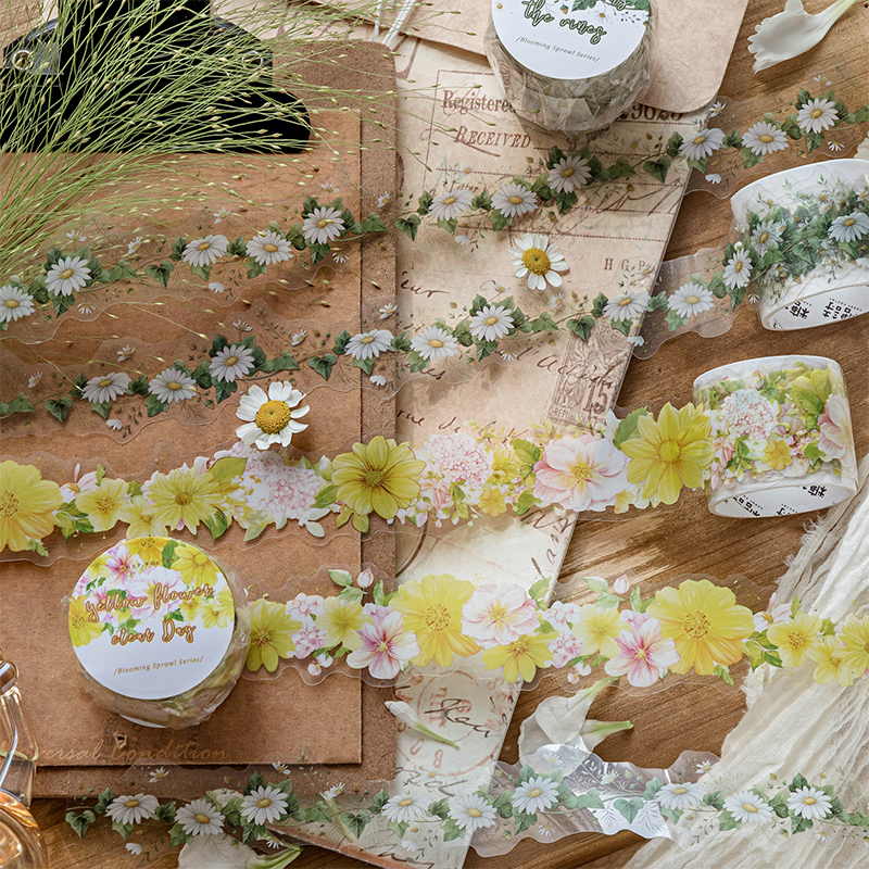 Floral Aesthetic Washi Tape Se - Ideal Stationery & Office Supply avaliação e preço