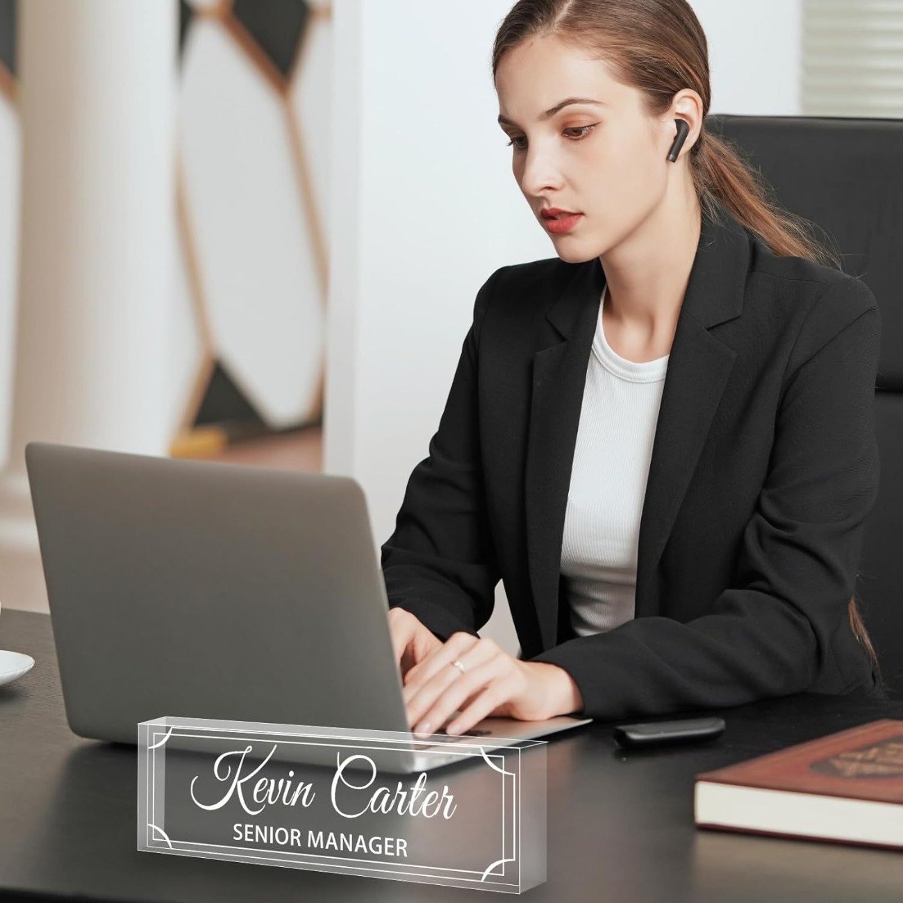 Personalized Acrylic Desk Name - Desk Name Plate avaliação e preço