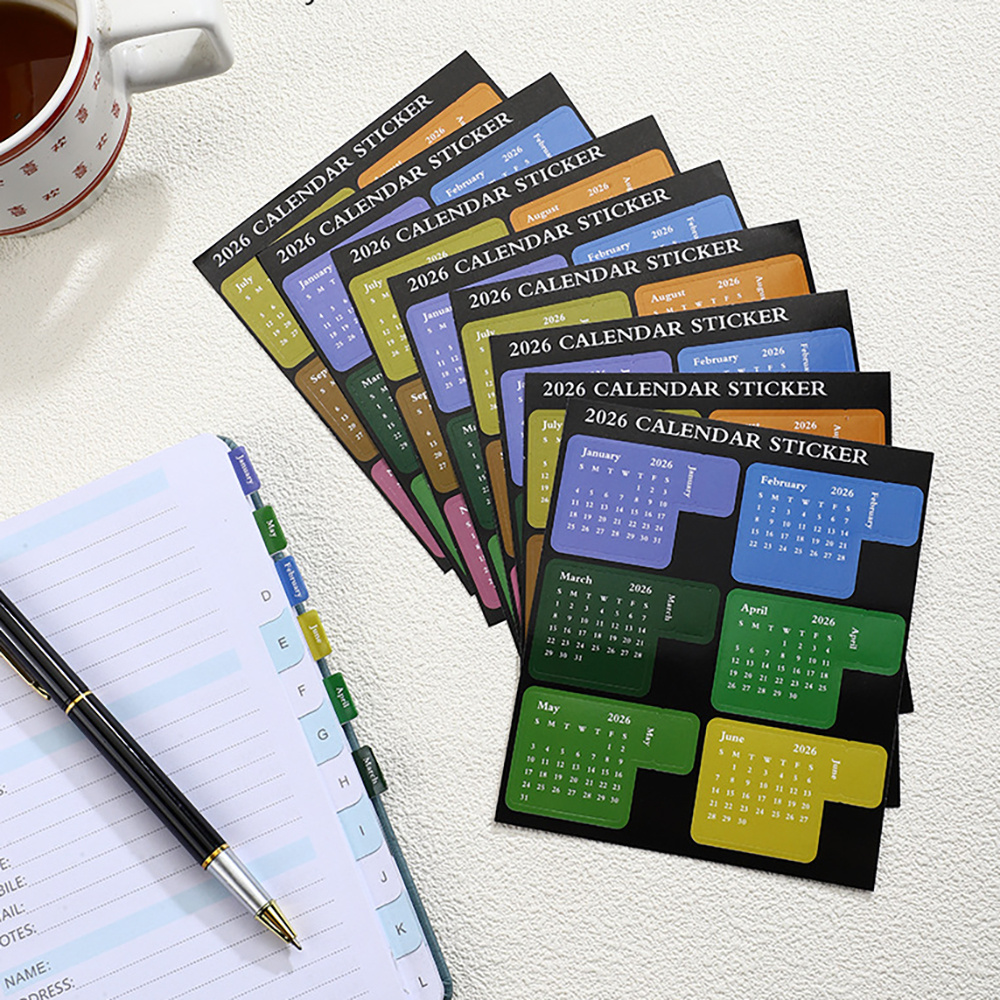 5 Sets 2026 Yearly Calendar St - Index Tab Divider avaliação e preço