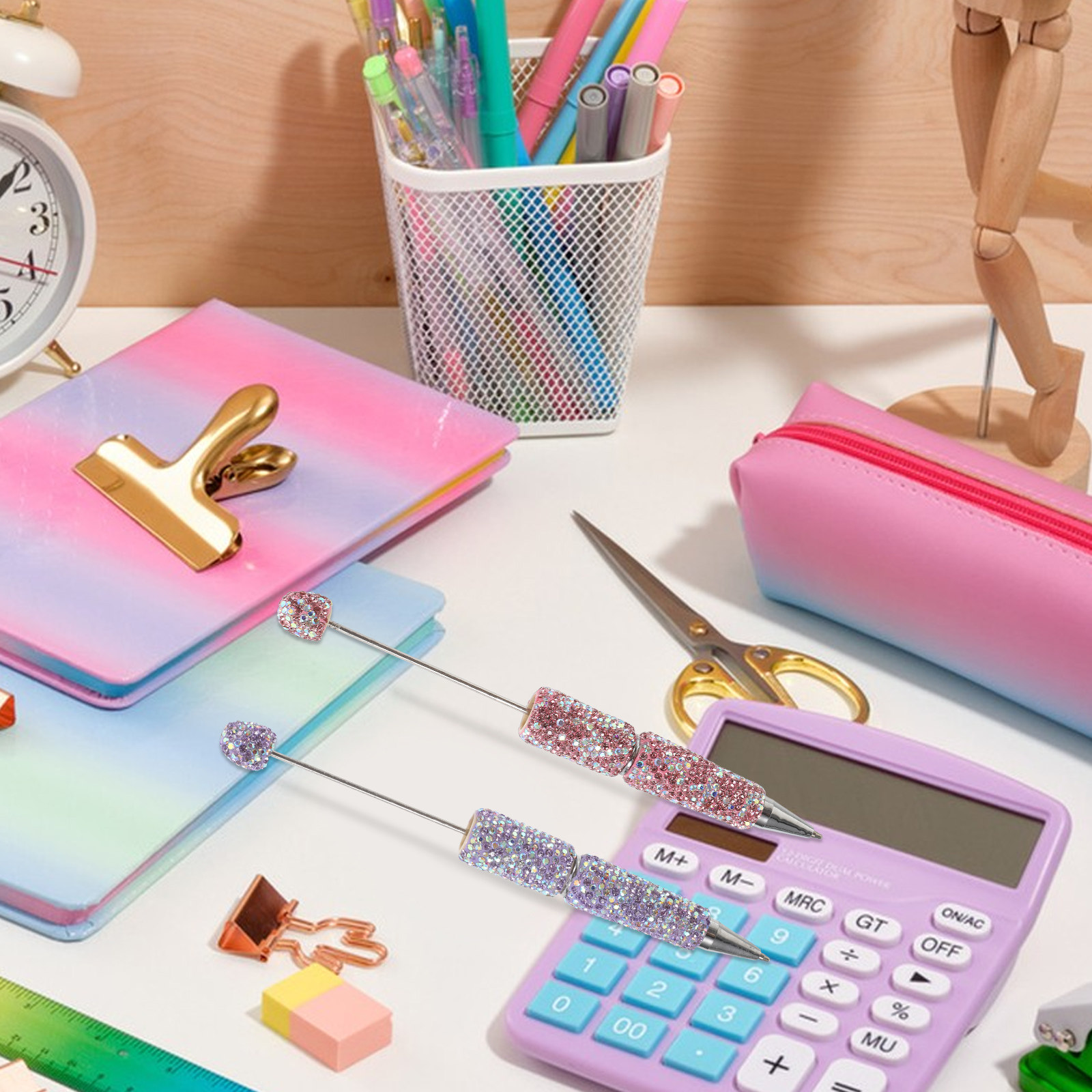 2Pcs Dazzling Crystal Rhinesto - Ideal Stationery & Office Supply avaliação e preço