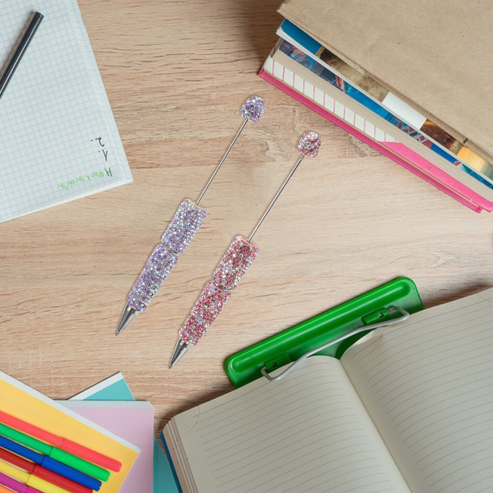 2Pcs Dazzling Crystal Rhinesto - Ideal Stationery & Office Supply avaliação e preço