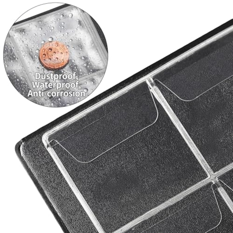 60Pocket Coin Collection Album - Binding Comb Plastic avaliação e preço