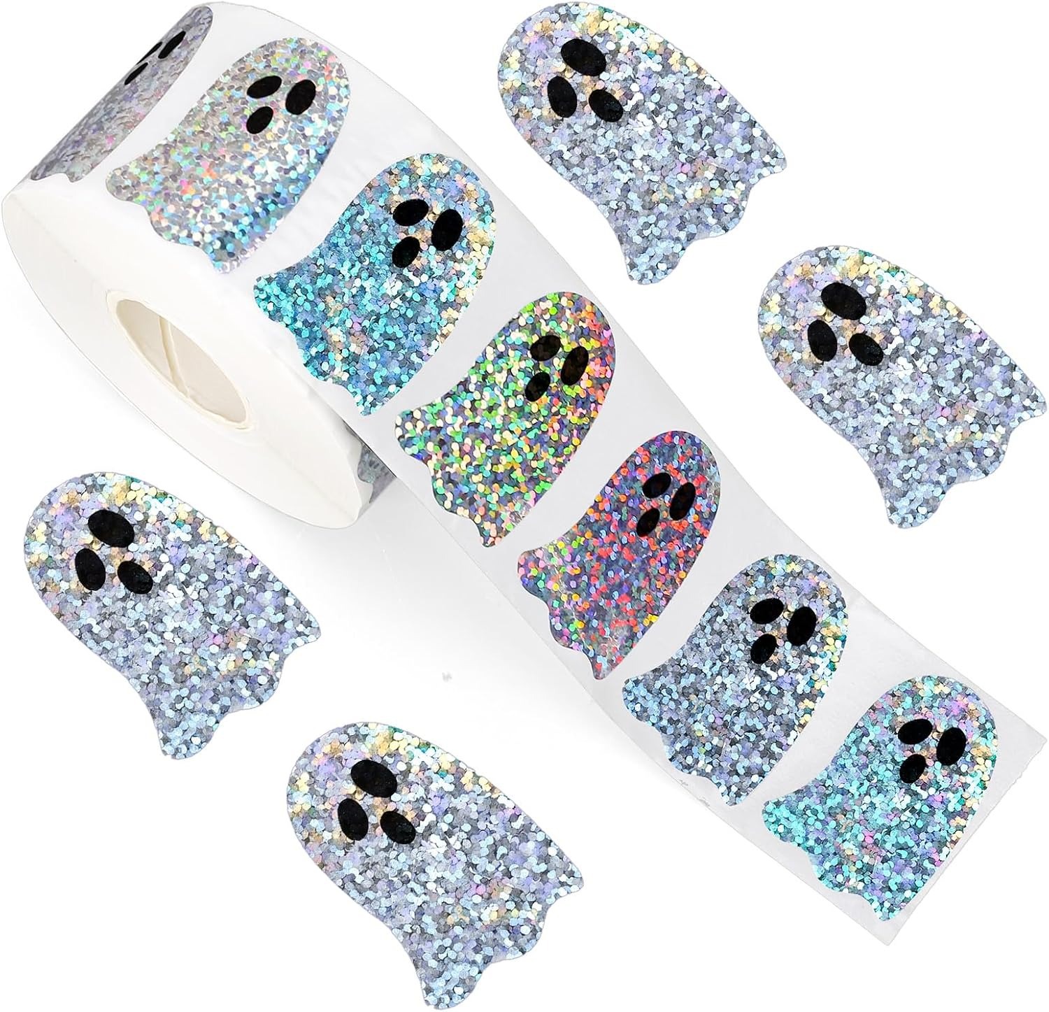 Ghost-Shaped DIY Waterproof St - Sticker Label Roll avaliação e preço
