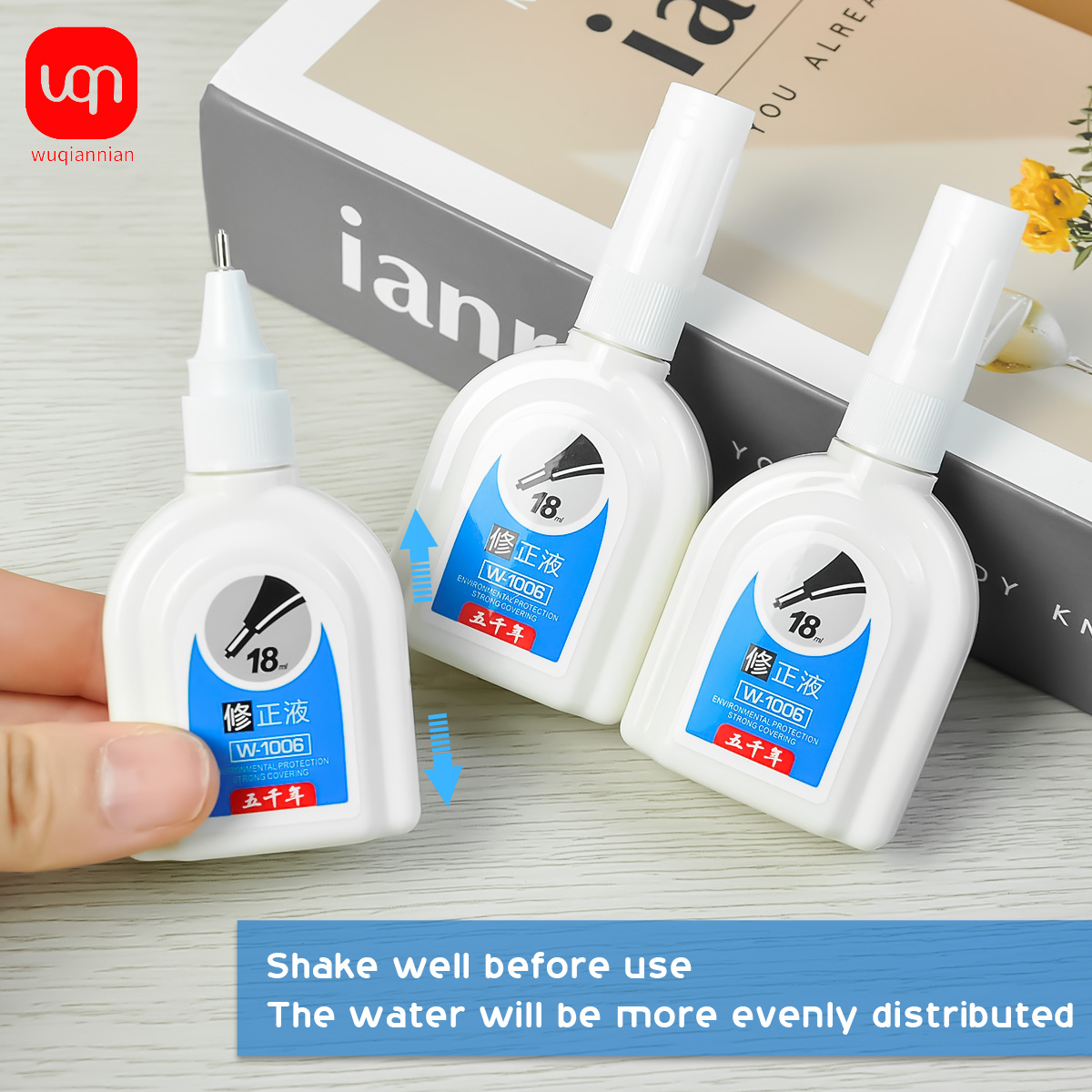 WQN-1/3/6PCS Simple White Corr - Correction Fluid White avaliação e preço