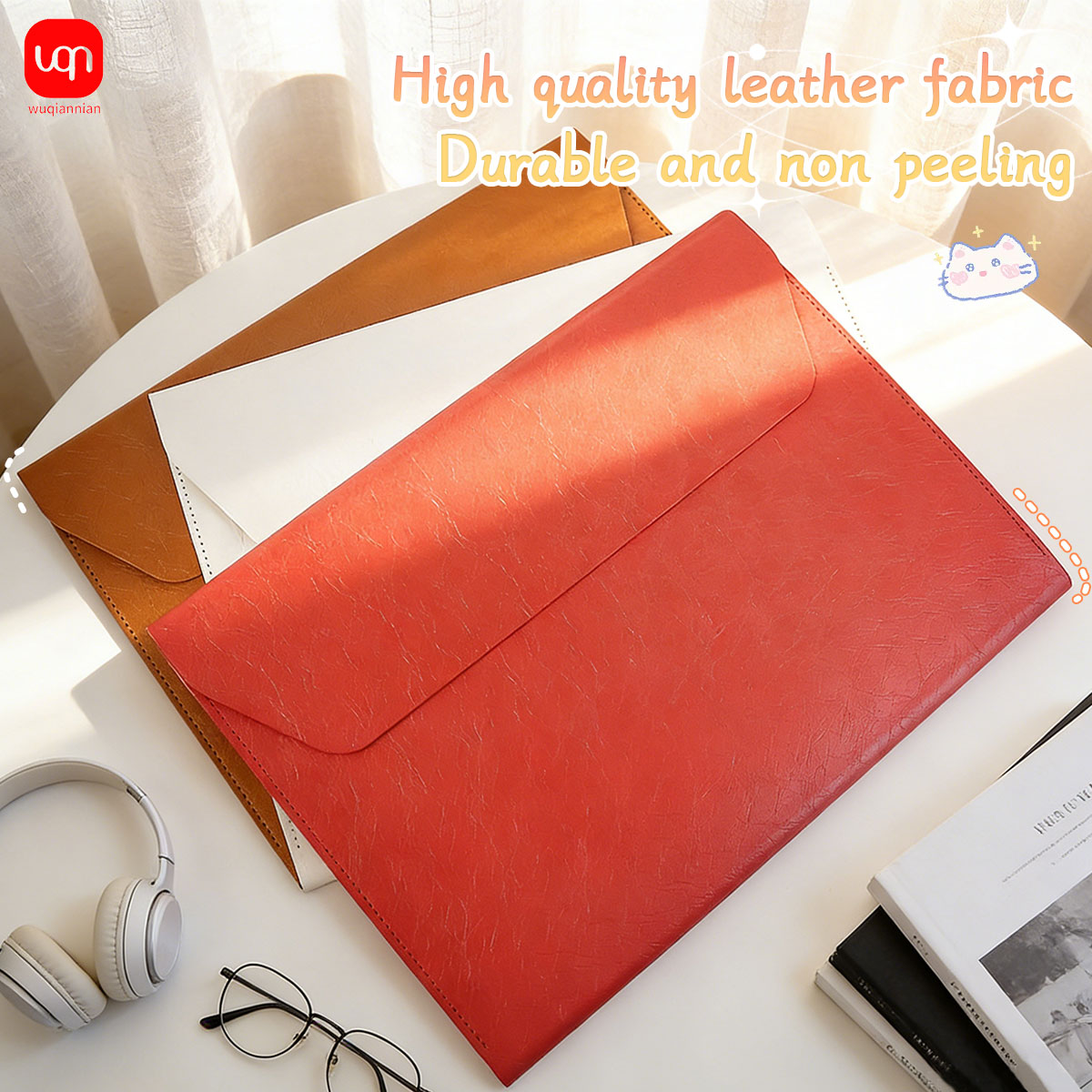 WQN-1PC A4 leather business do - Portfolio Folder Zip avaliação e preço