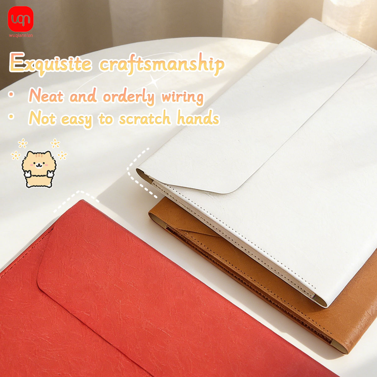 WQN-1PC A4 leather business do - Portfolio Folder Zip avaliação e preço