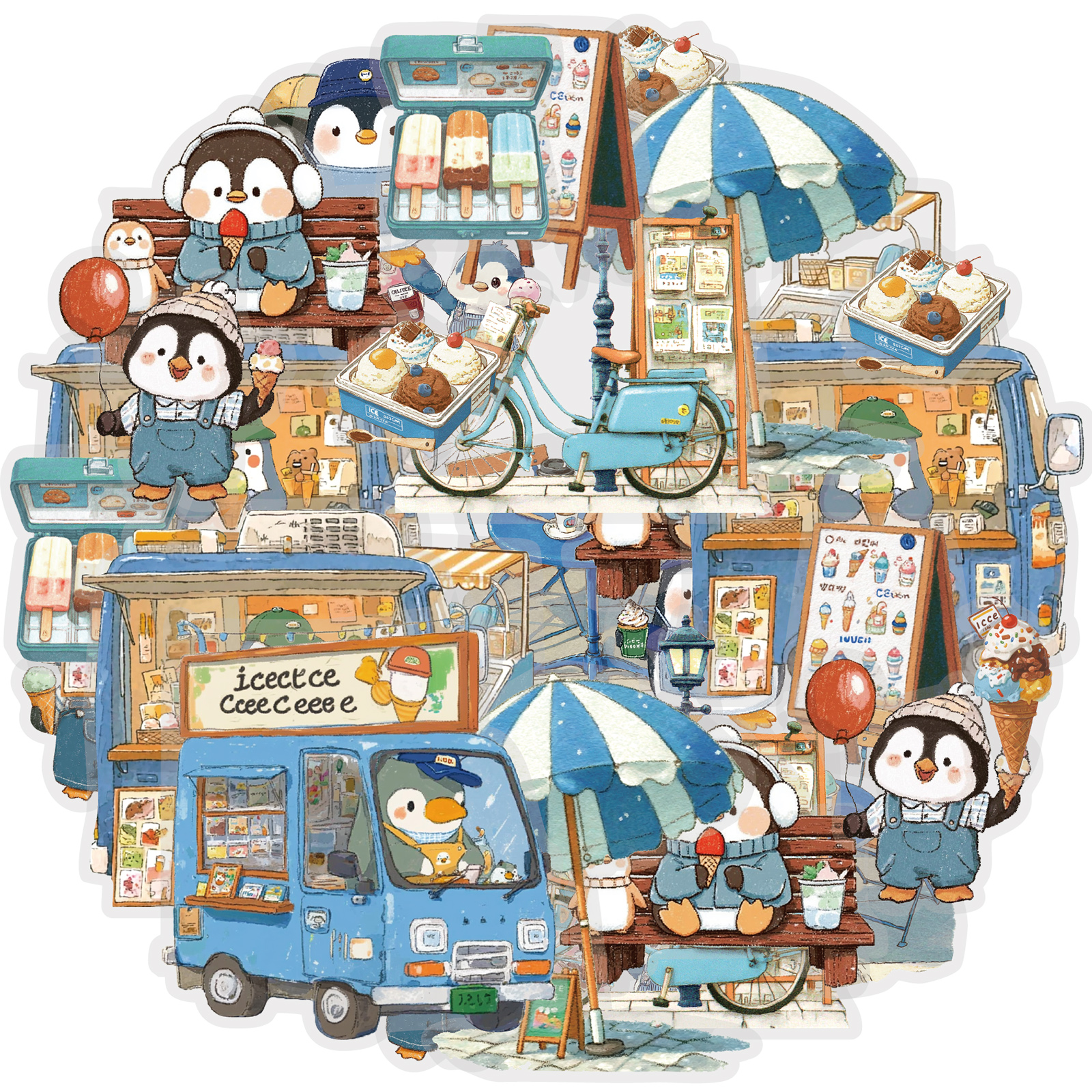Etori Life 15Pcs Cute Penguin  - Stationery Office Supply Store avaliação e preço
