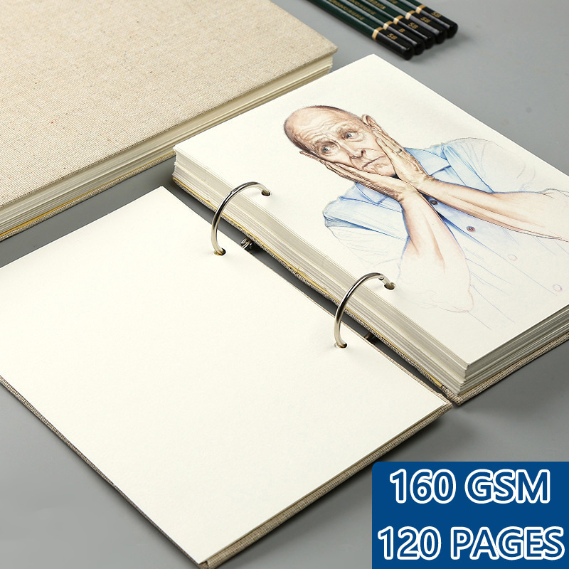 Ring-bound Loose-leaf 32K Thic - Art Sketchbook Ring avaliação e preço