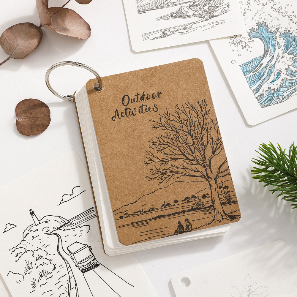 Coloring Book Portable Loose L - Art Sketchbook Ring avaliação e preço