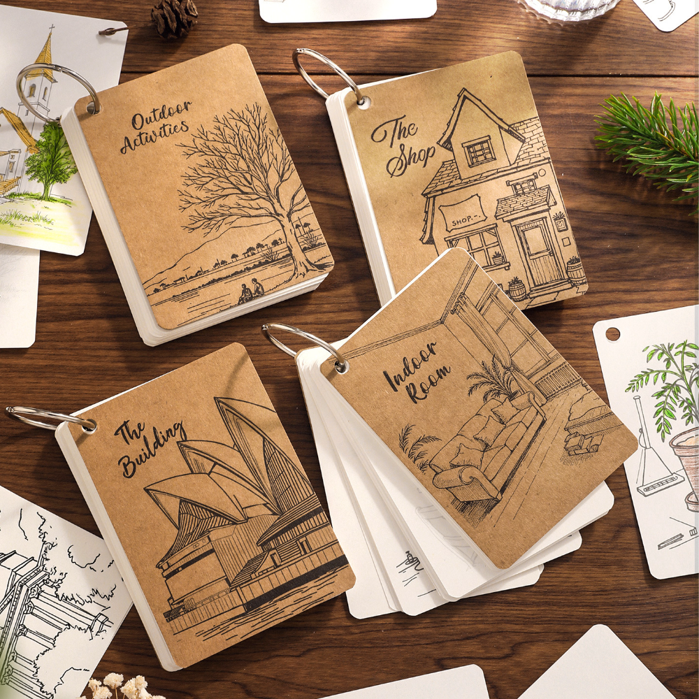 Coloring Book Portable Loose L - Art Sketchbook Ring avaliação e preço
