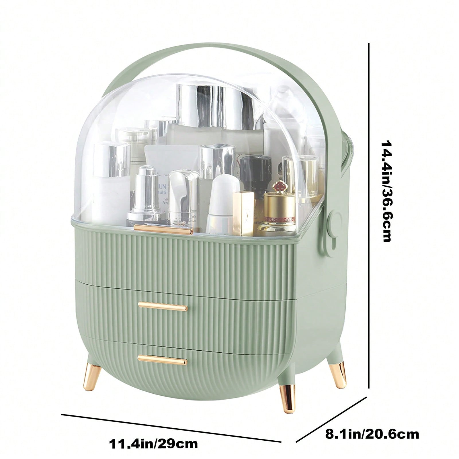 Makeup Organizer For Vanity, M - Ideal Stationery & Office Supply avaliação e preço