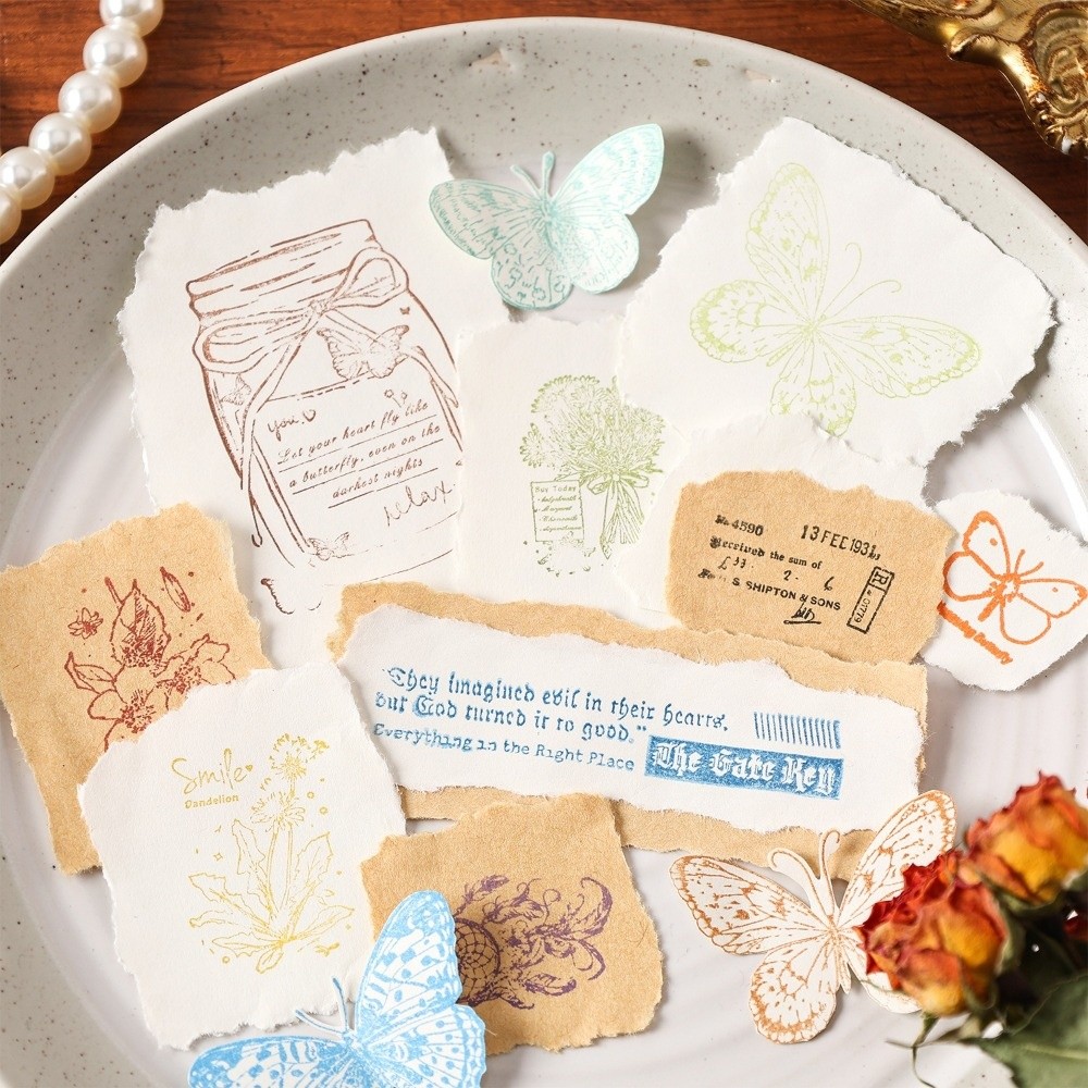 New Colorful Vintage Ink Pad E - Self Inking Stamp avaliação e preço