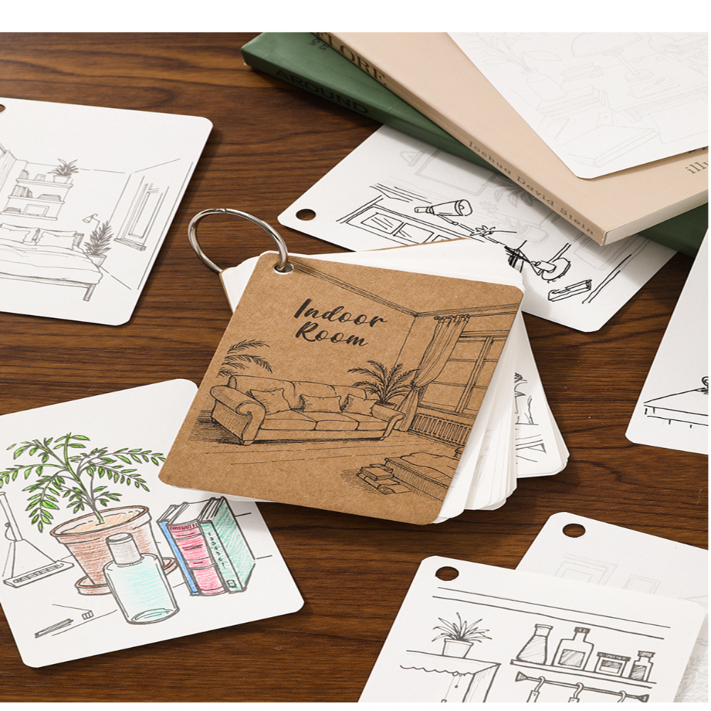 Art Sketch Pad Simple Loose Le - Art Sketchbook Ring avaliação e preço