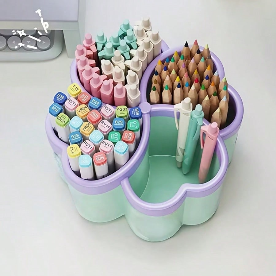 360° Rotating Desktop Organize - Ideal Stationery & Office Supply avaliação e preço