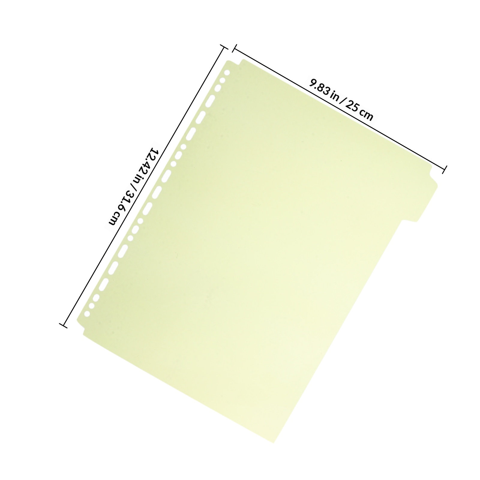 6Pcs File Binder Dividers A4 I - Index Tab Divider avaliação e preço