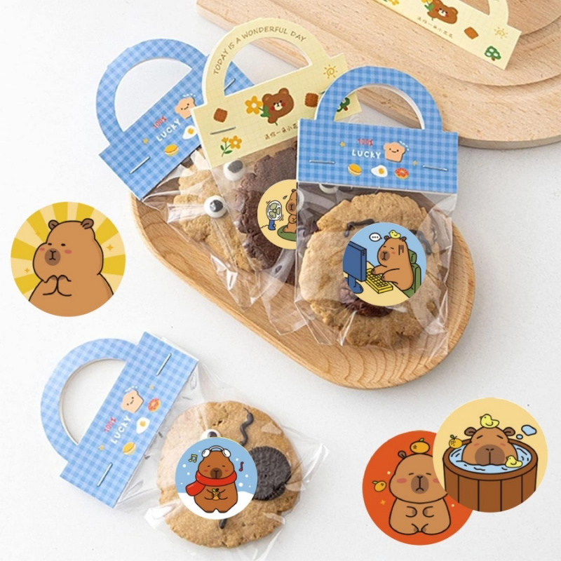 500pcs/pack Capybara Stickers  - Label Printer Tape avaliação e preço