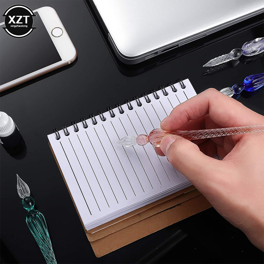 1Pcs new Vintage Glass Dip Dip - Fountain Pen Ink avaliação e preço